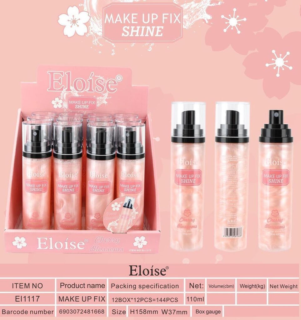 [PL-EL1117] Fijador glitter CHERRY BLOSSOMS ELOISE