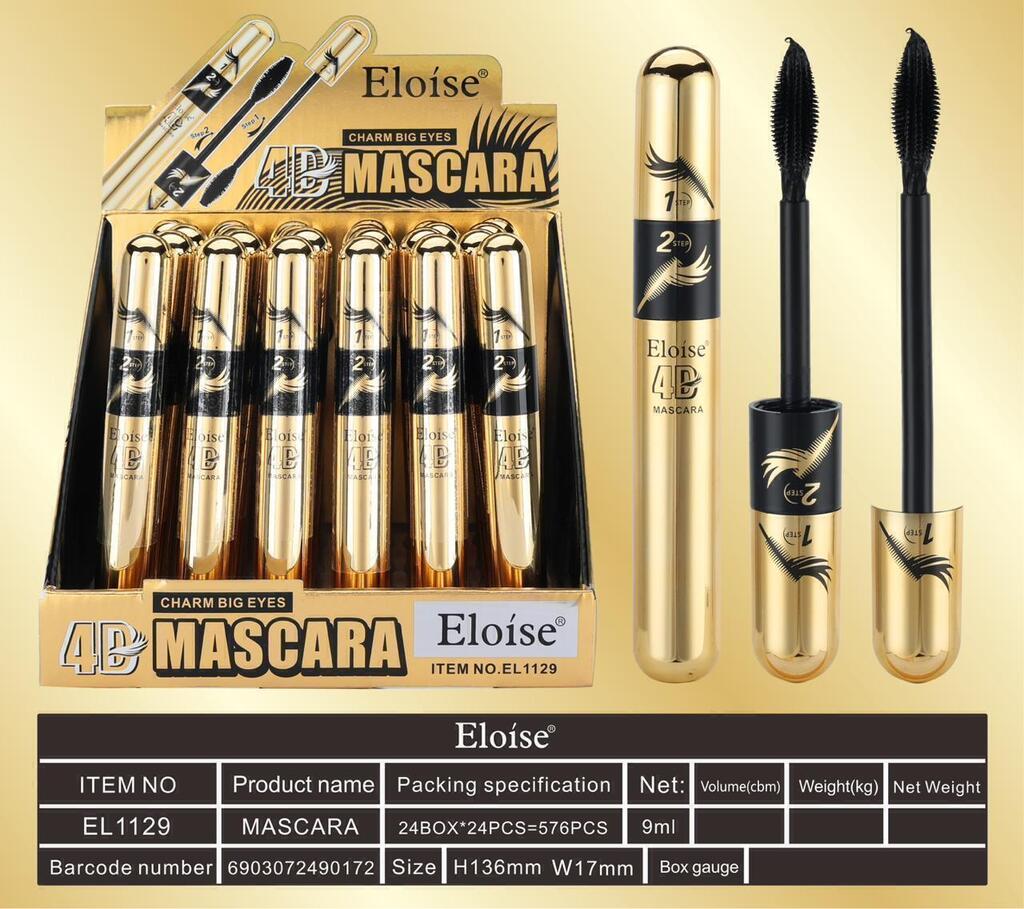 Mascara de pestañas 4D 2 en 1 ELOISE