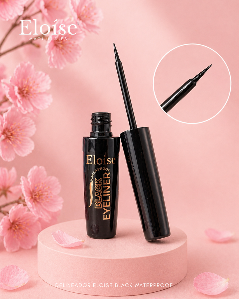 Delineador liquido BLACK WATERPROFF ELOISE
