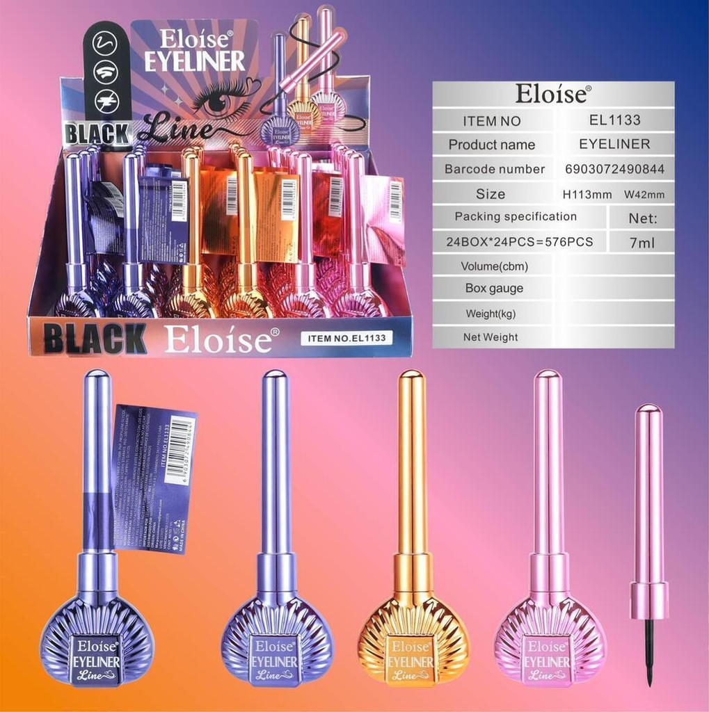 Delineador liquido BLACK LINE ELOISE