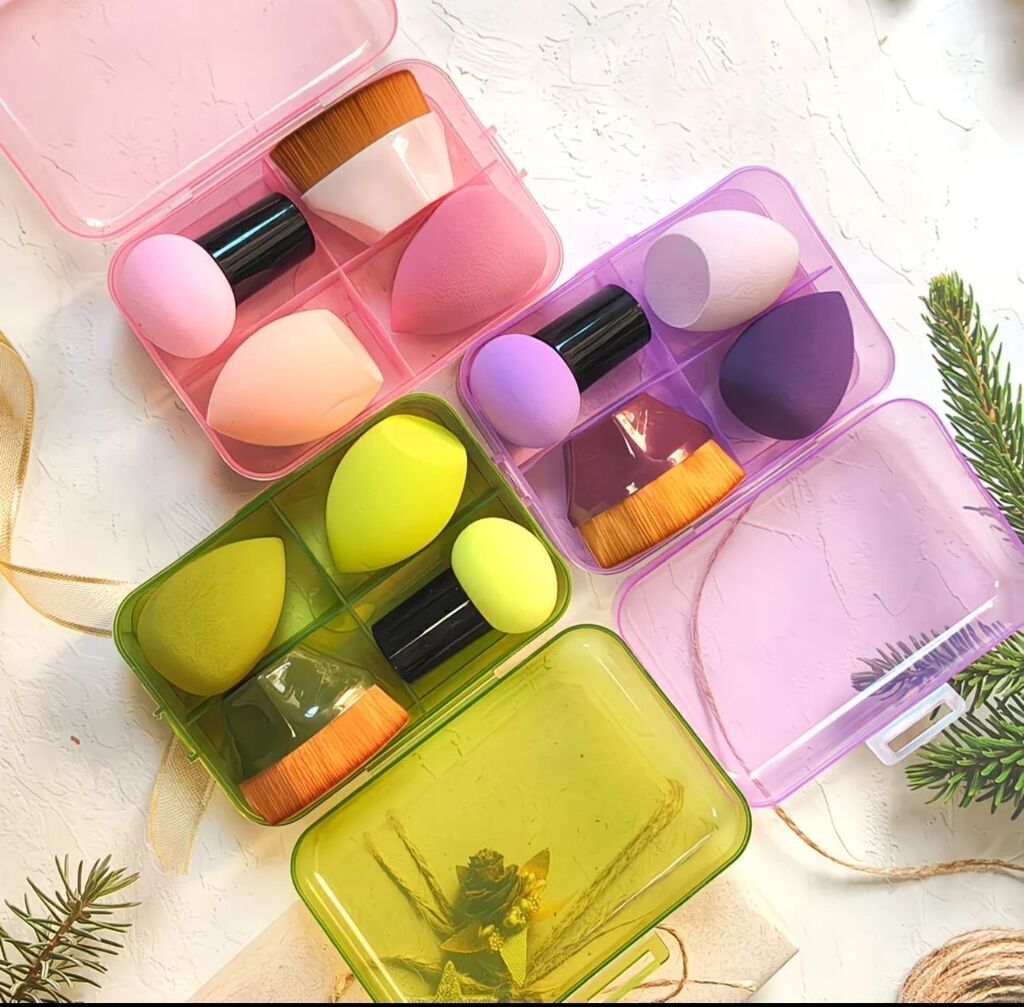 Set de esponjas x4 en cajita