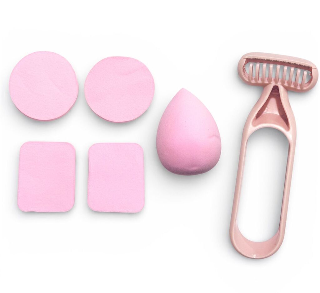 [PL-HT-2372] Set esponjas + depiladora QIANLILI