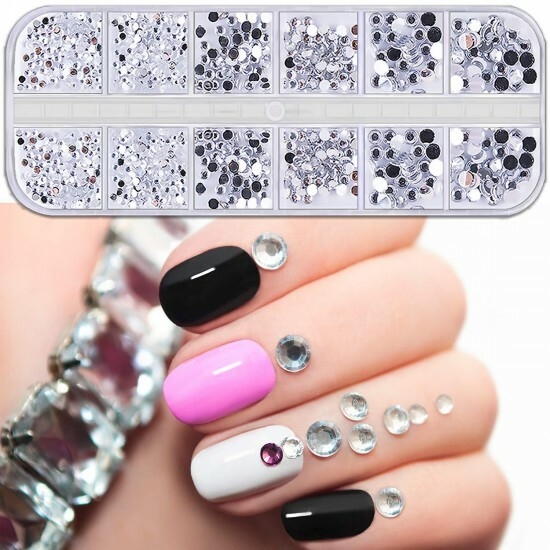 Strass x12 tamaño surtido PARIS NIGHT