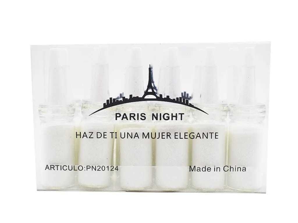 Brillo efecto sugar x12 unidades BLANCO PARIS NIGHT