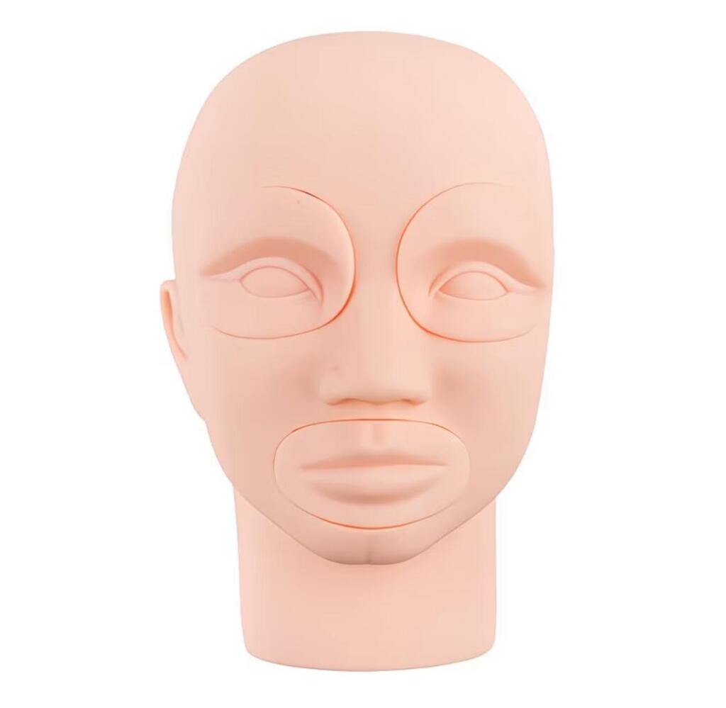 [PL-883147] Cabeza de silicona para practica de micropigmentacion