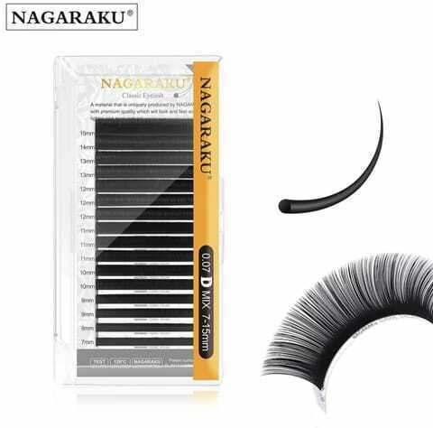 Pestañas NAGARAKU MIX CAJA GRIS 7-15mm ORIGINALES