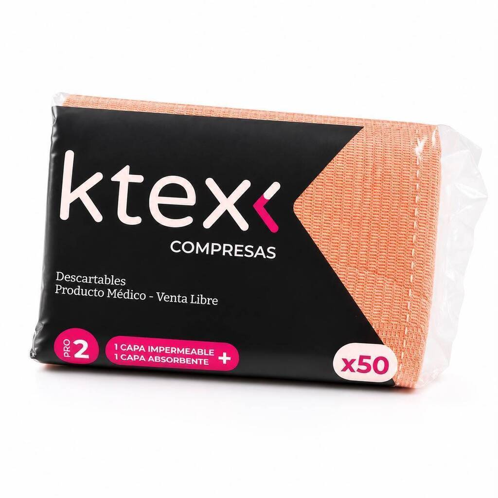 [PL-232163] Compresas comprimidas x50 unidades (KTEX)