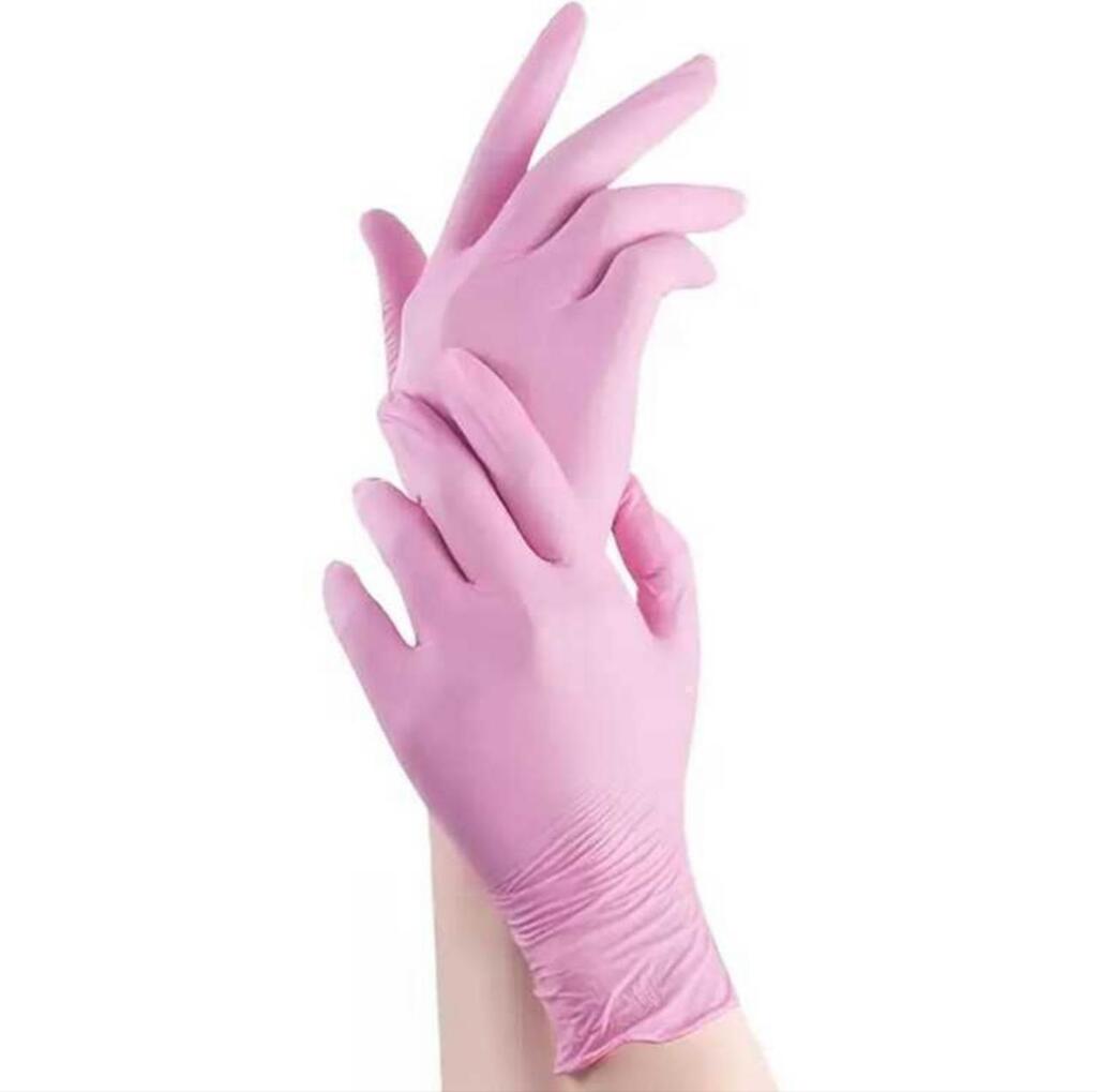 [PL-232185] Guantes de examinacion ROSA 100pcs