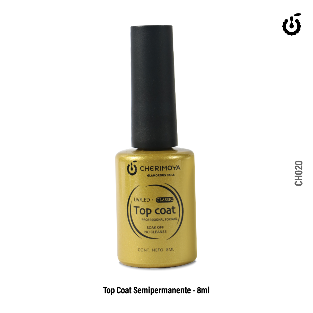 8ML TOP COAT Semi Cherimoya___Pack X12