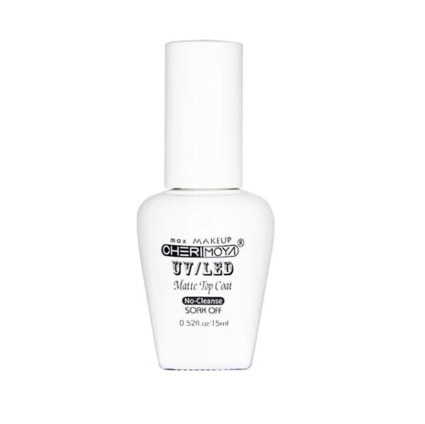 Top Coat Matte 15ml UV/led Cherimoya ___ PACK X6