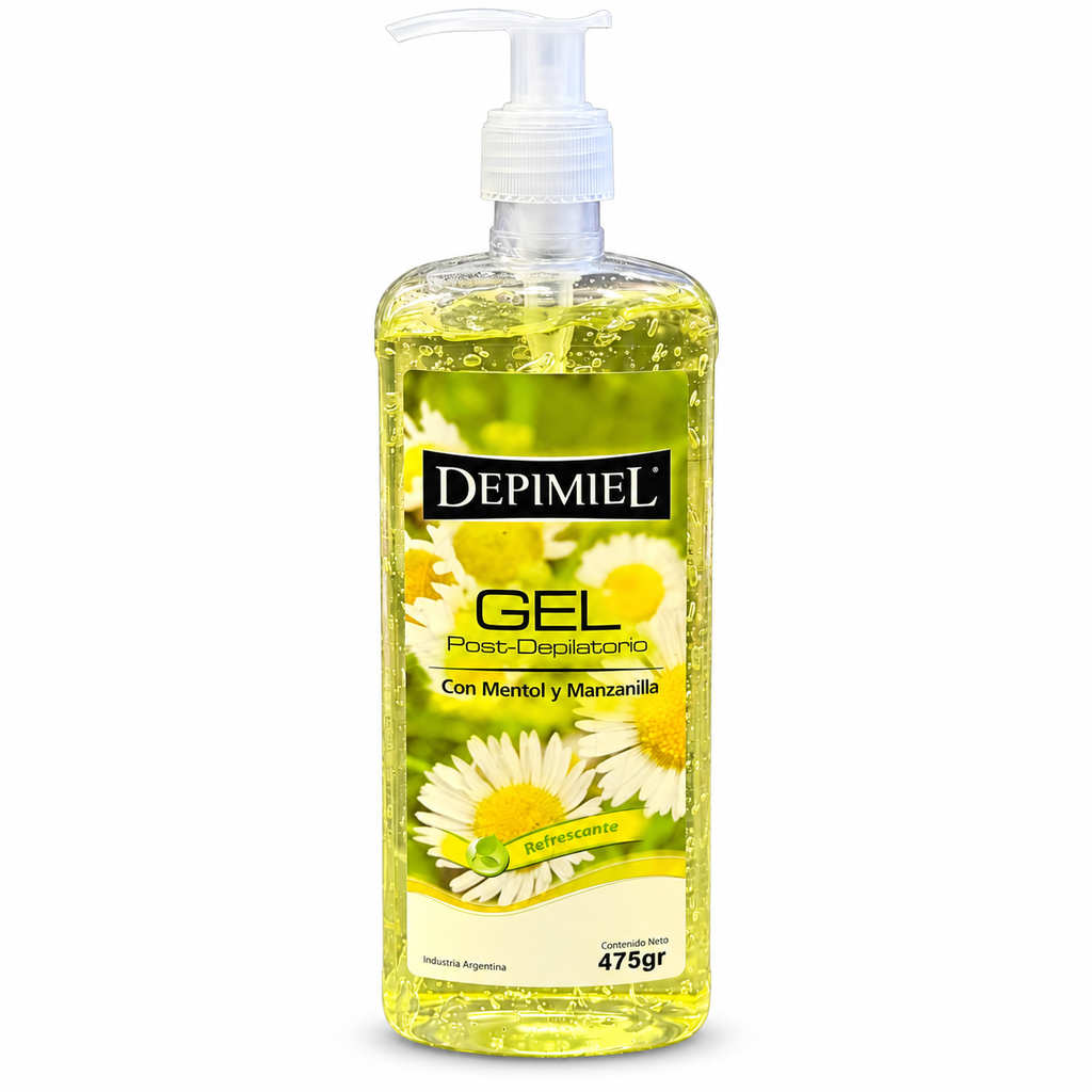 [PS-15335] Gel Refrescante post Depilatorio con mentol y manzanilla 475g Depimiel