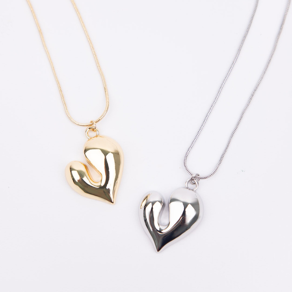 [PG-D-5340-3] COLLAR LARGO CORAZÓN CITY GIRL