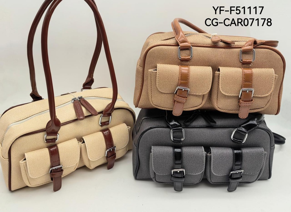 CARTERA CON HEBILLAS CITY GIRL