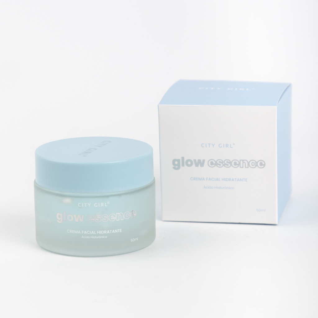 GLOW ESSENCE CREMA FACIAL ÁCIDO HIALURÓNICO CITY GIRL – 50ML
