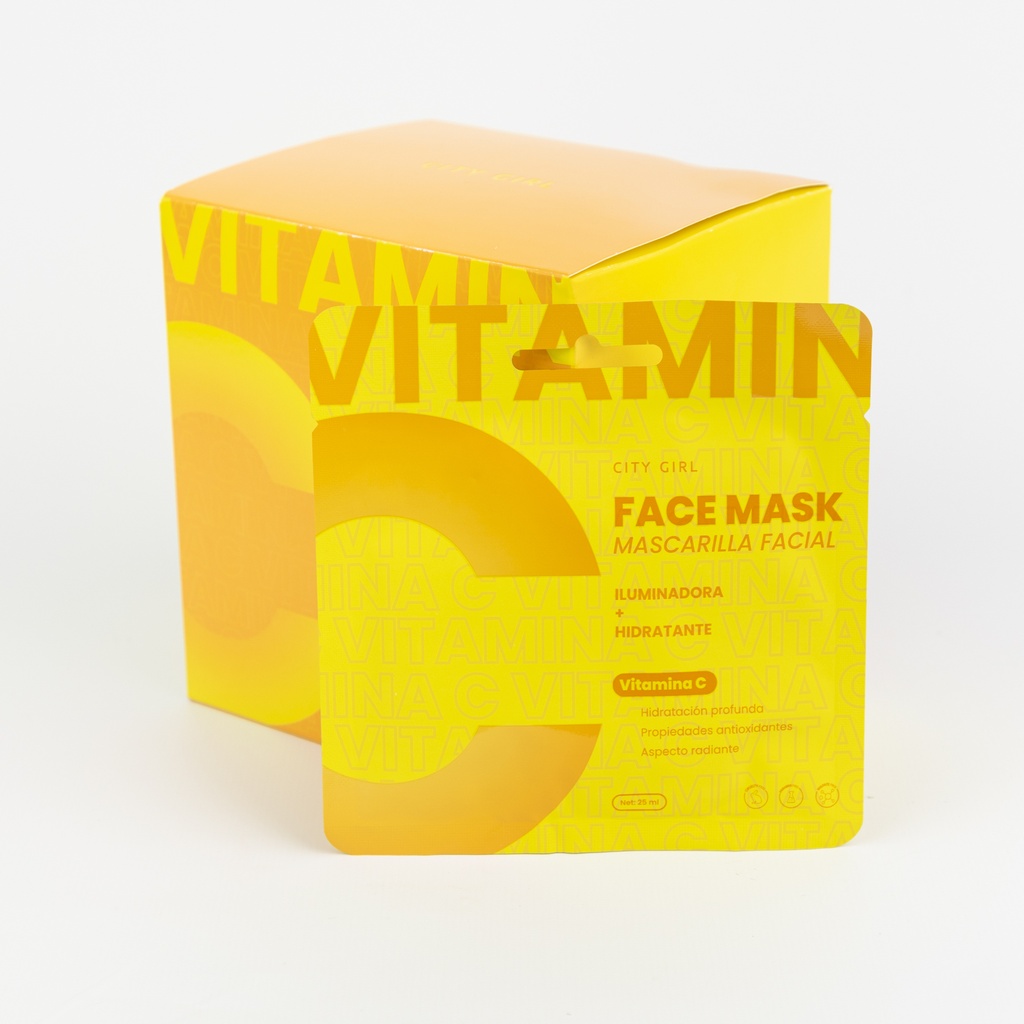 [PG-CG-MSK-502095-1] MASCARILLA FACIAL VITAMINA C – CITY GIRL