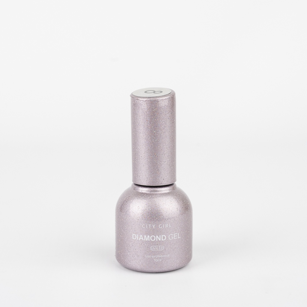 [PG-GJ-3012-8] #08 ESMALTE UV/LED DIAMOND GEL CITY GIRL -10ML
