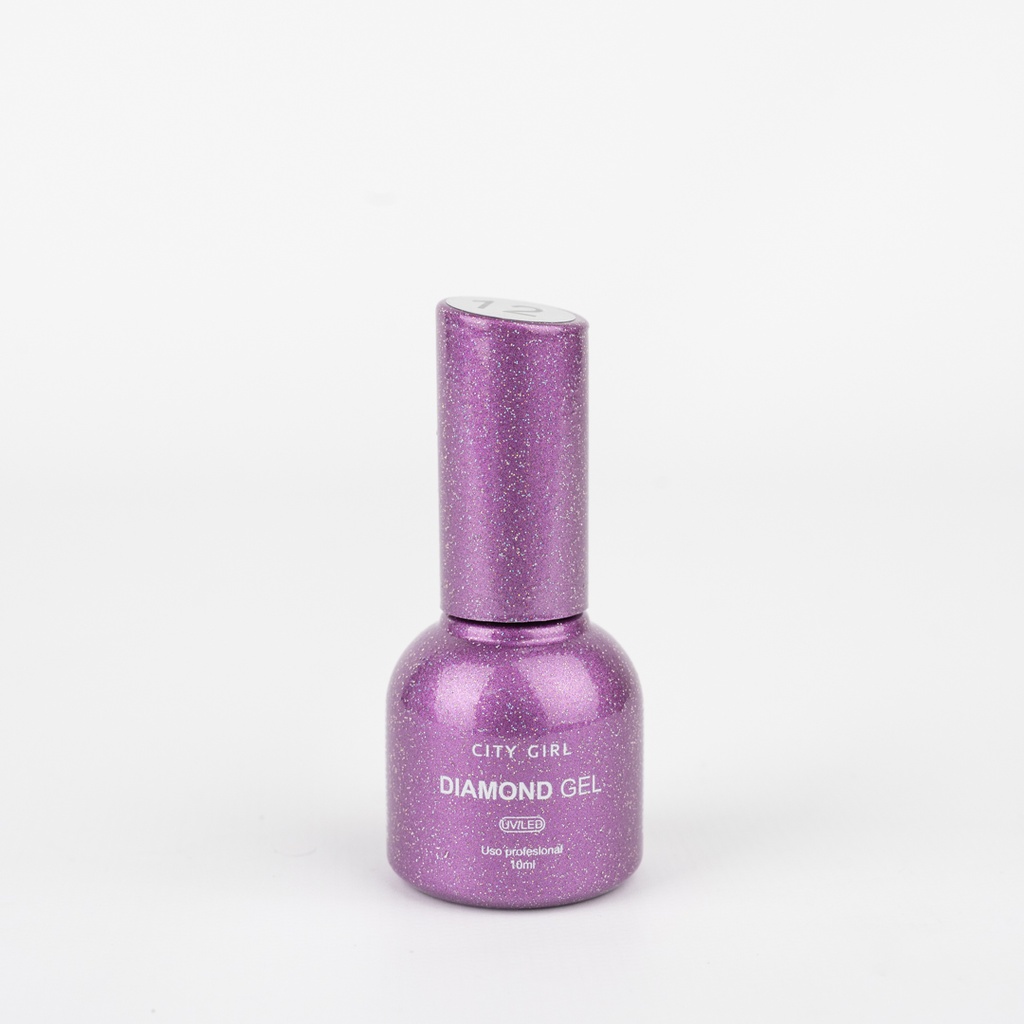 #12 ESMALTE UV/LED DIAMOND GEL CITY GIRL -10ML
