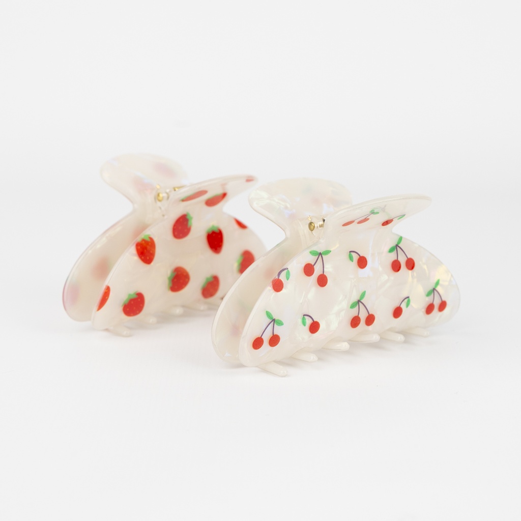 [PG-MJ4085-10] BROCHE DE PELO FRUTITAS CITY GIRL