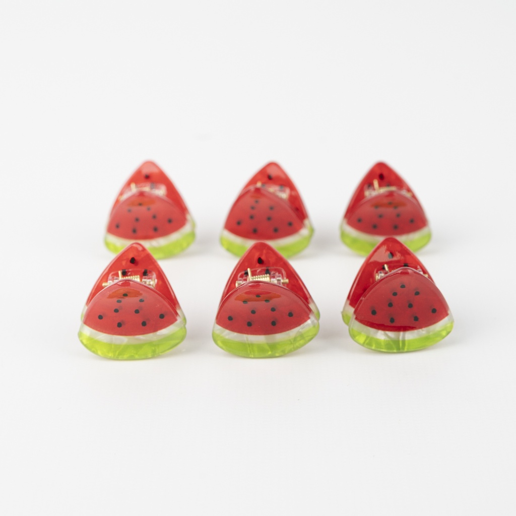 MINI BROCHES DE PELO FRUTITAS CITY GIRL – 6PCS