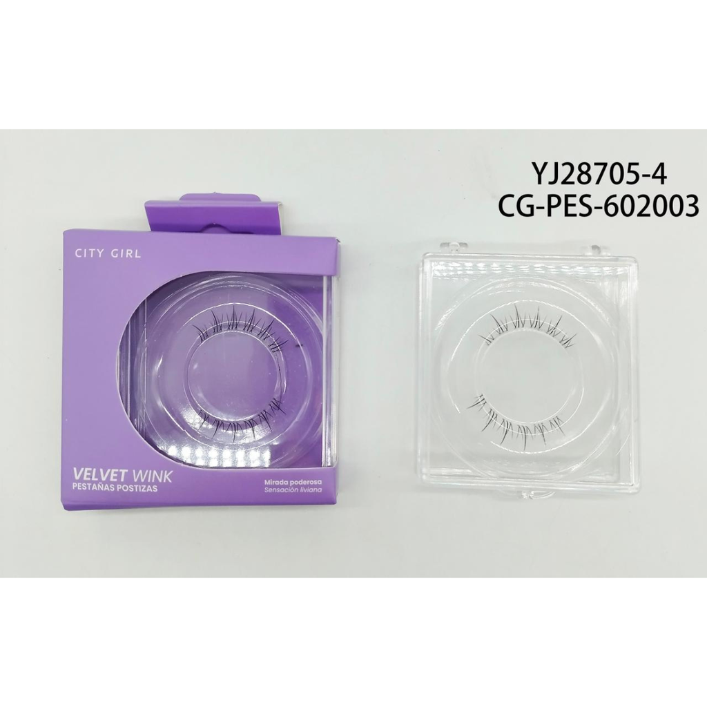 PESTAÑAS POSTIZAS VELVET WINK CITY GIRL