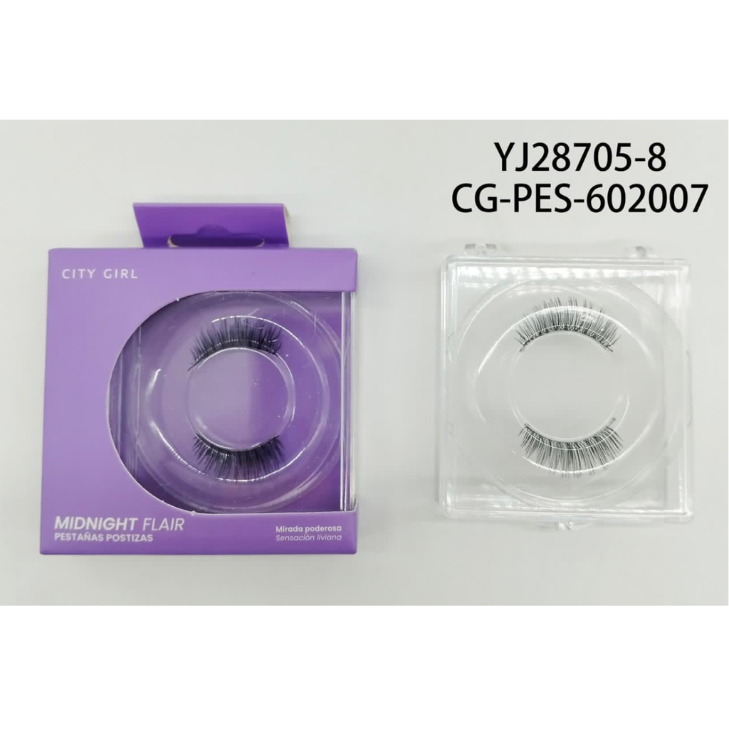 [PG-YJ28705-8] PESTAÑAS POSTIZAS MIDNIGHT FLAIR CITY GIRL