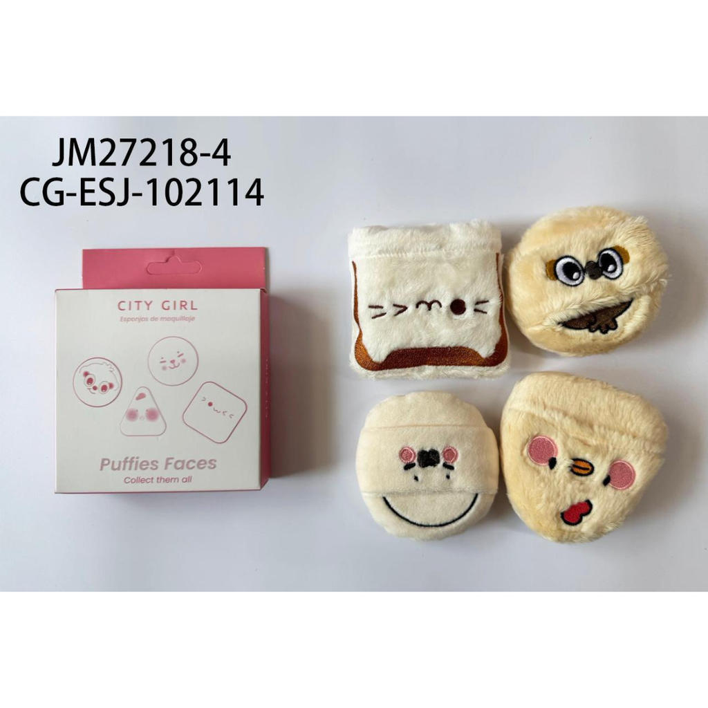 [PG-JM27218-4] ESPONJAS DE MAQUILLAJE KAWAII CIY GIRL