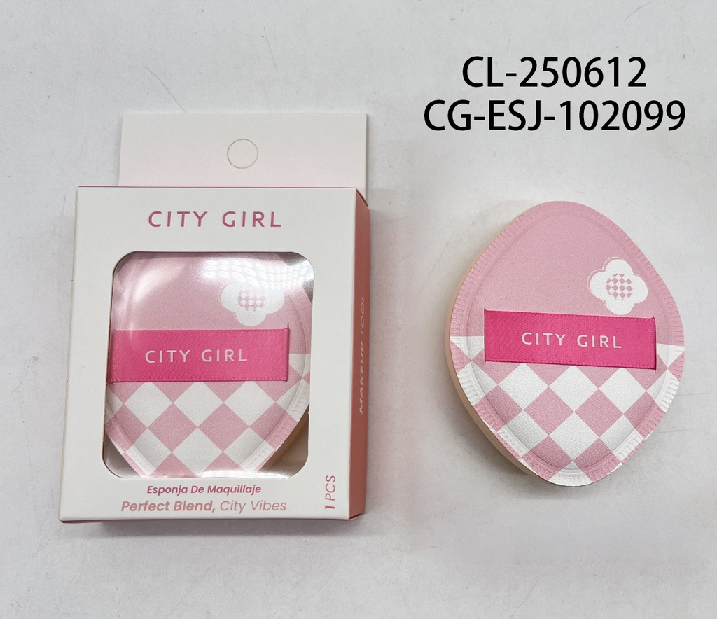 [PG-CL-250612] ESPONJA DE MAQUILLAJE PERFECT BLEND CITY GIRL