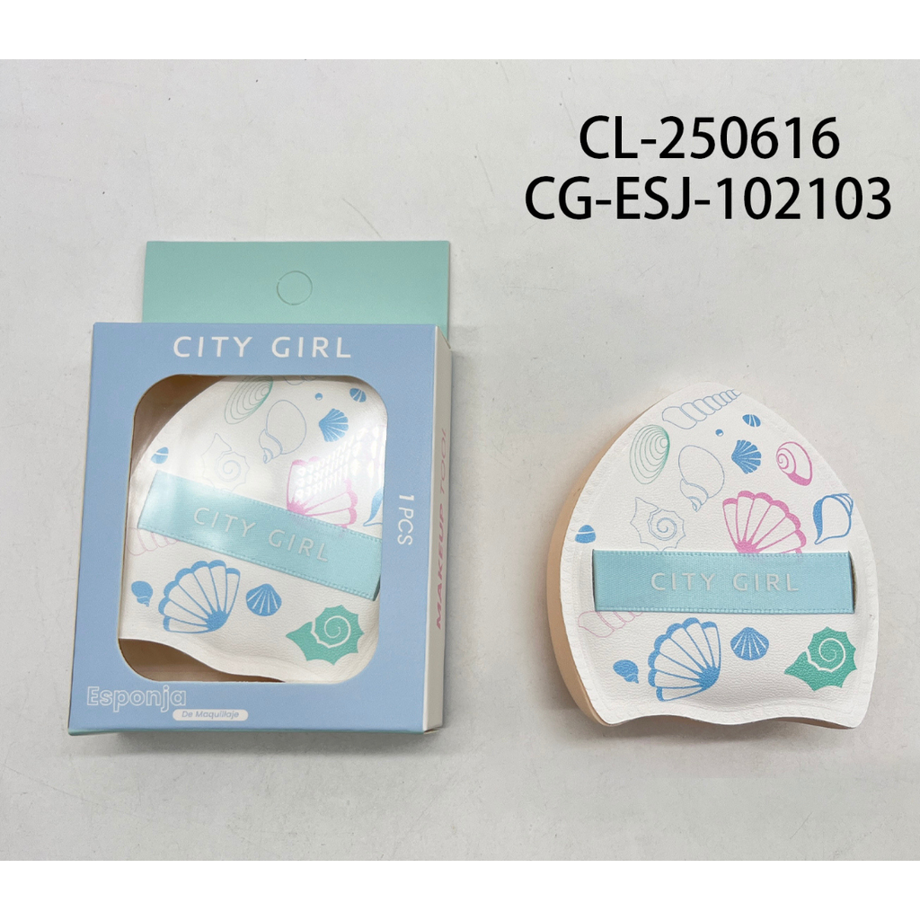 ESPONJA DE MAQUILLAJE ALMEJAS CITY GIRL