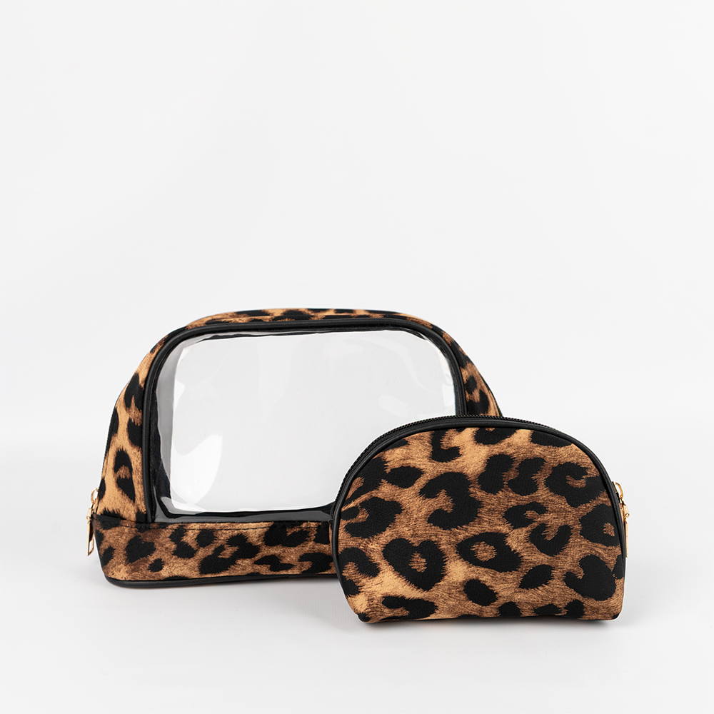 [PG-BL11136-7] PORTA COSMETICOS ANIMAL PRINT CITY GIRL
