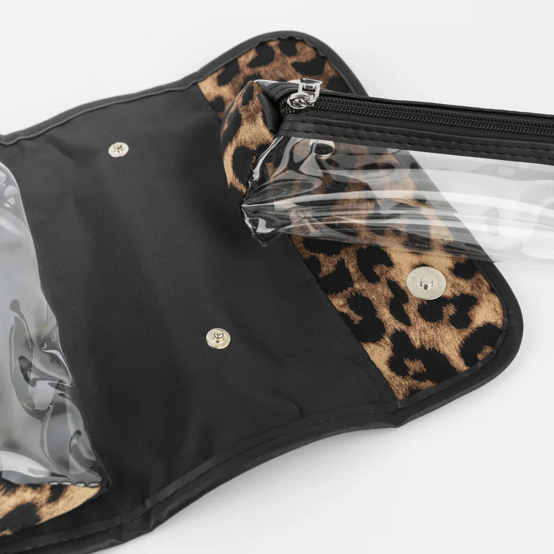 [PG-BL11136-9] PORTA COSMETICOS ANIMAL PRINT CITY GIRL