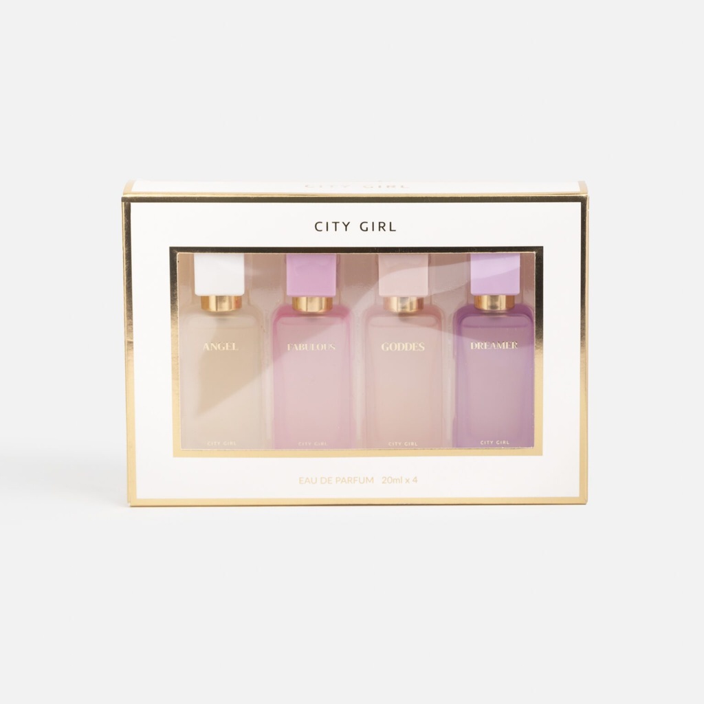 SET DE MINI PERFUME CITY GIRL – 4PCS