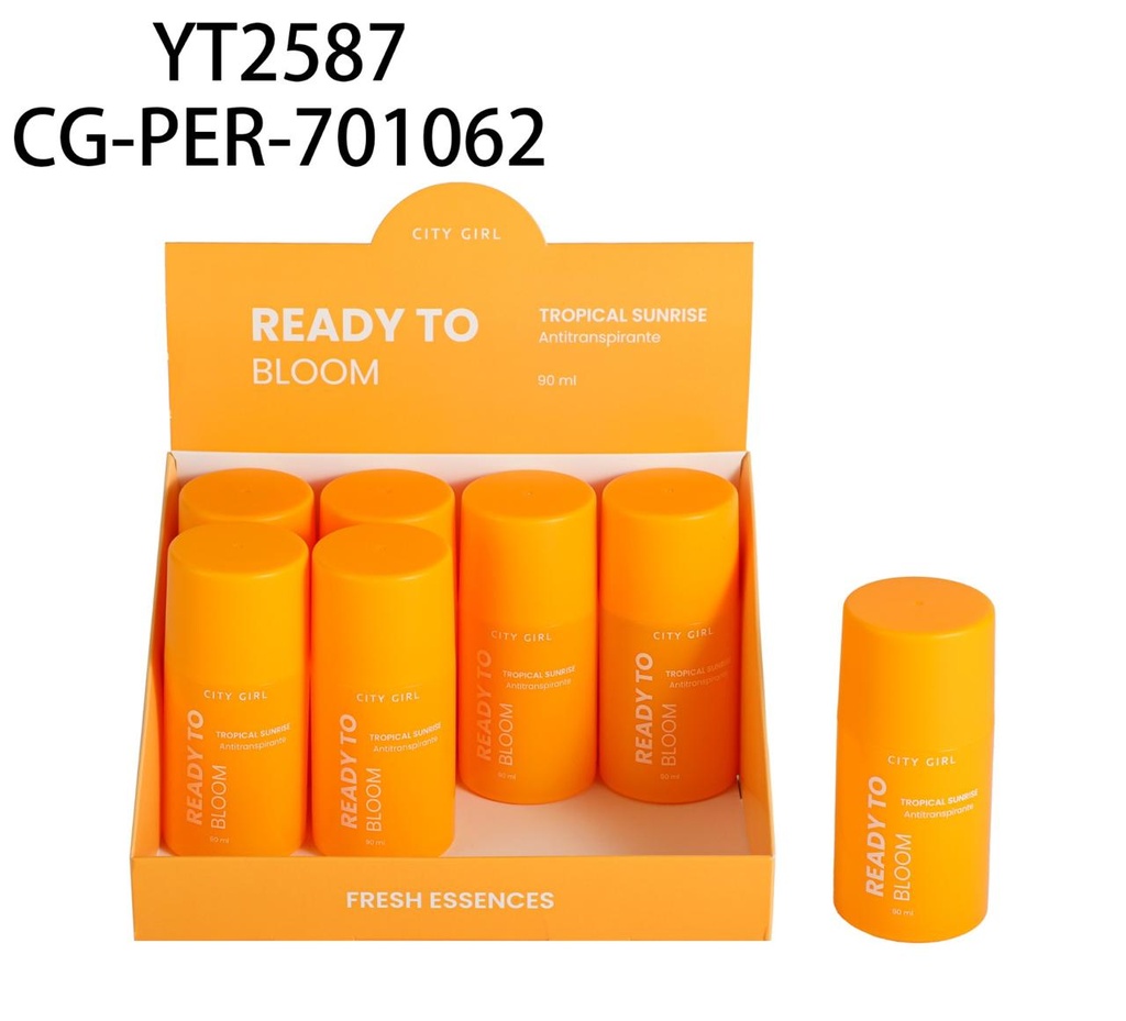 DESODORANTE ANTITRANSPIRANTE EN ROLL-ON TROPICAL SUNRISE CITY GIRL – 90ML
