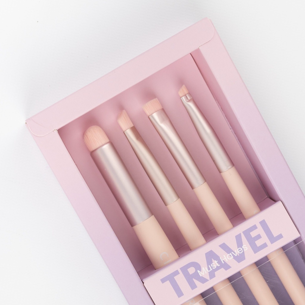 [PG-JH26503-27] SET DE BROCHAS PARA MAQUILLAJE CITY GIRL – 4PCS