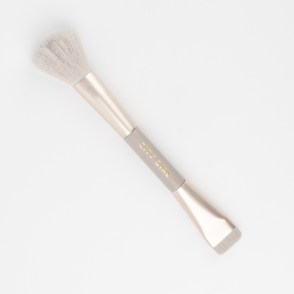[PG-JH26503-16] BROCHA DUO PARA BASE Y POLVO CITY GIRL
