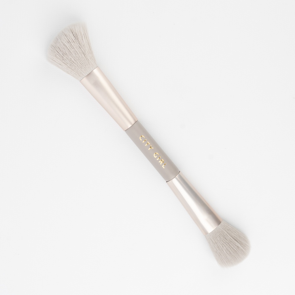 [PG-JH26503-17] BROCHA DUO PARA RUBOR Y POLVO CITY GIRL