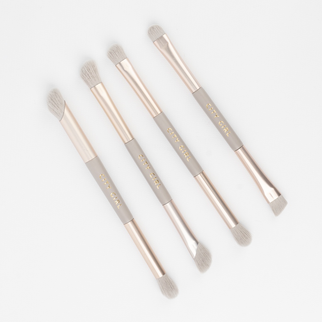 [PG-JH26503-21] SET DE BROCHAS DUO CITY GIRL – 4 PCS