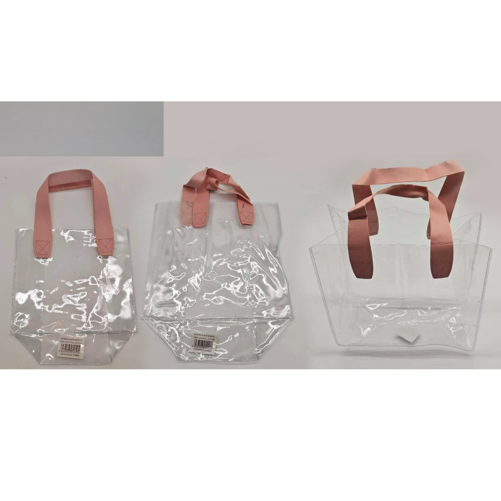 [PG-BH35307-LISA] BOLSA TRANSPARENE CON MANIJA LISA CITYGIRL