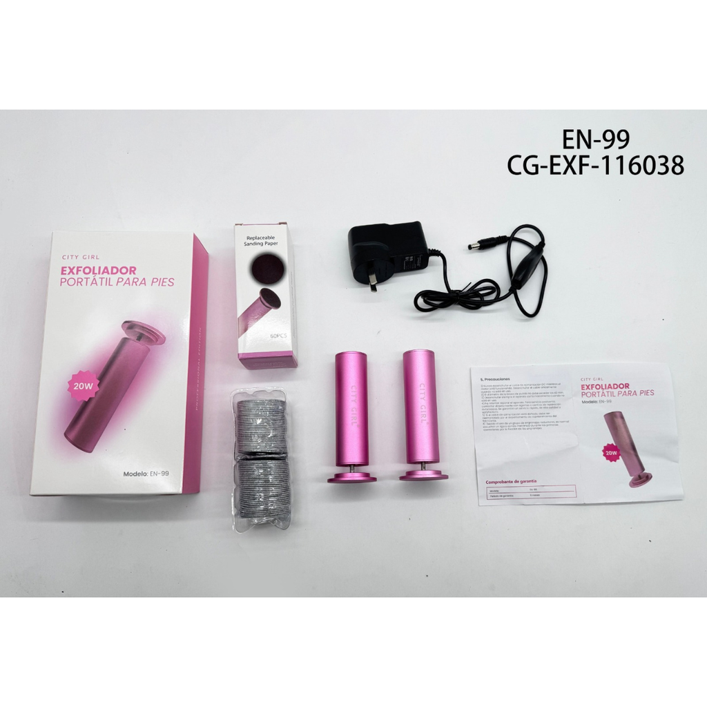 EXFOLIADOR PARA PIES 20W CITY GIRL