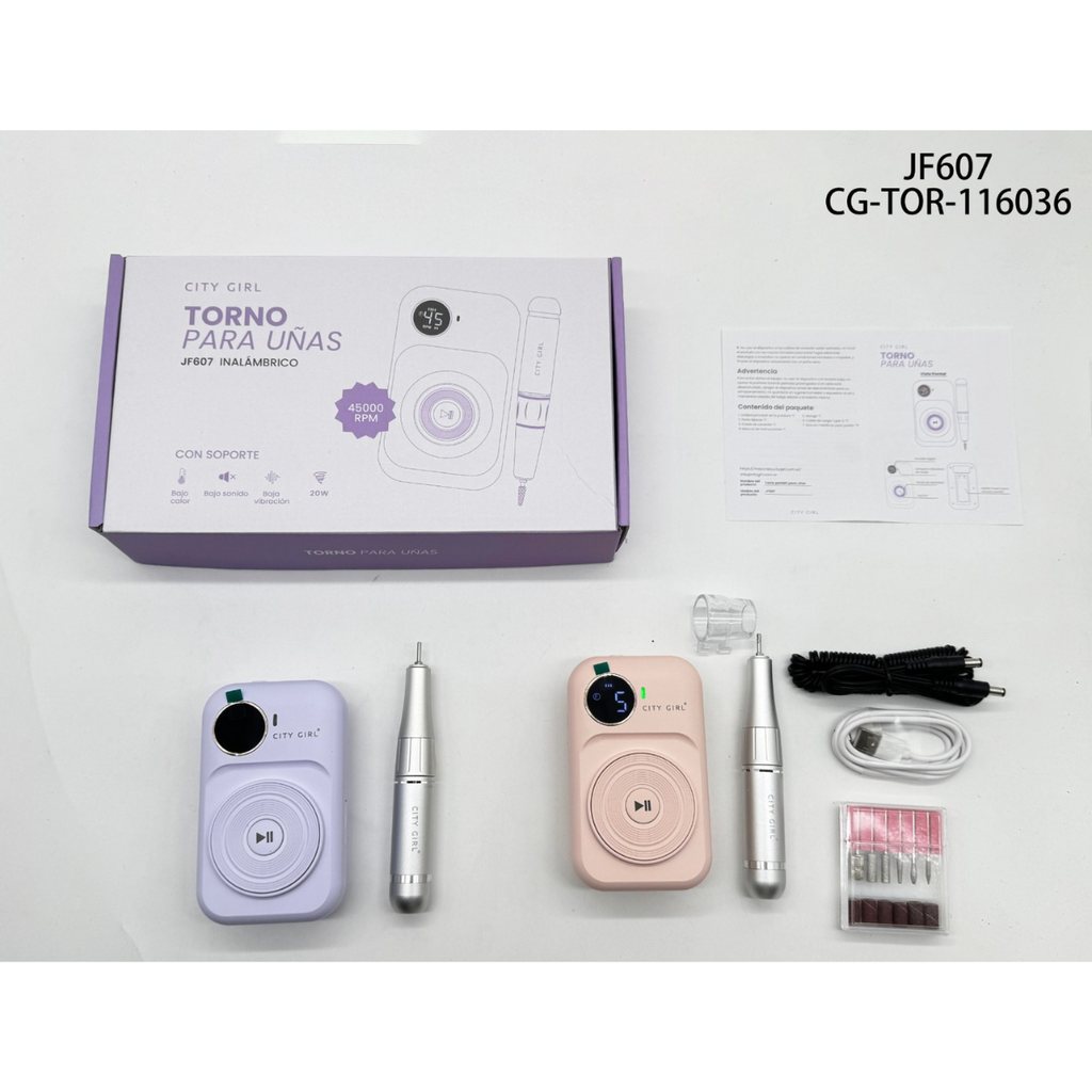 TORNO PARA UÑAS 20W CITY GIRL