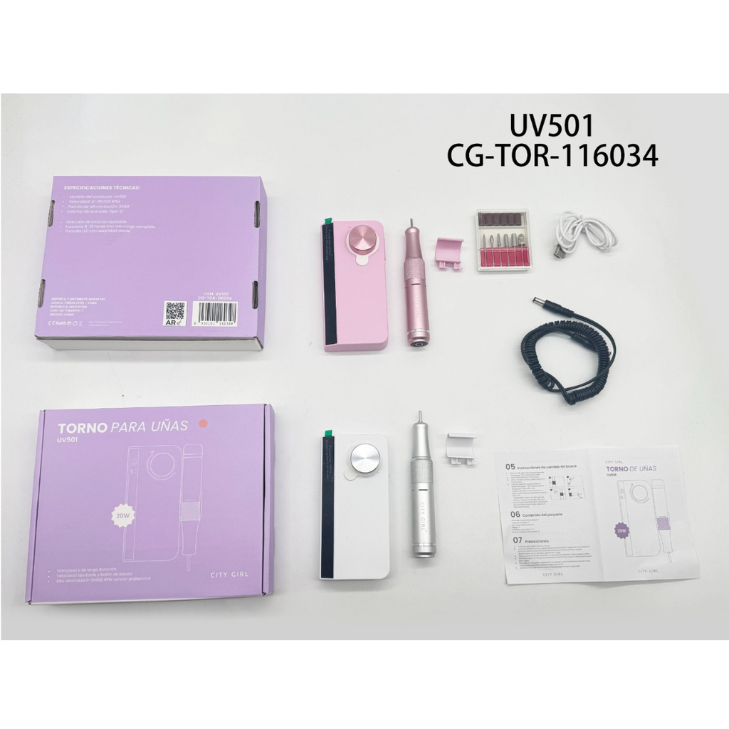 [PG-UV501] TORNO PARA UÑAS 20W CITY GIRL
