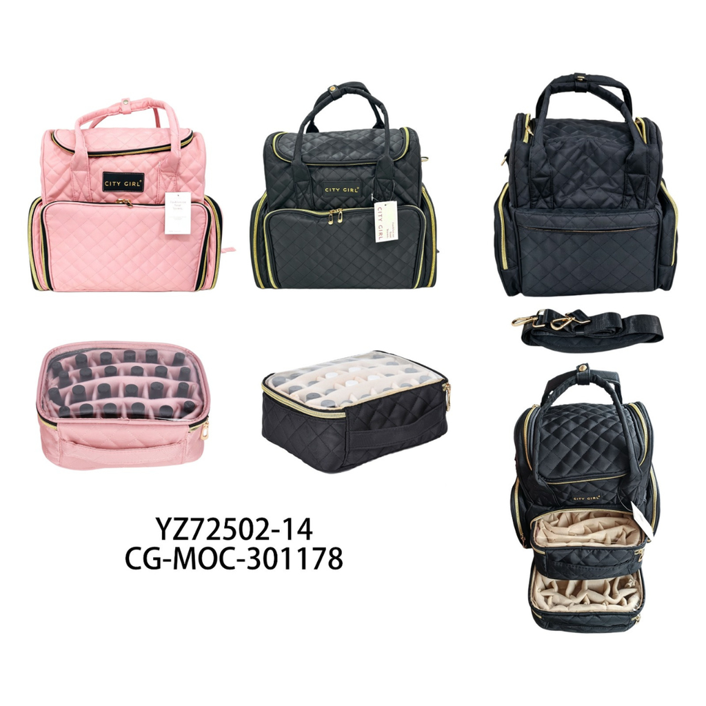 [PG-YZ72502-14] MOCHILA MEDIANA PARA MANICURA CITY GIRL