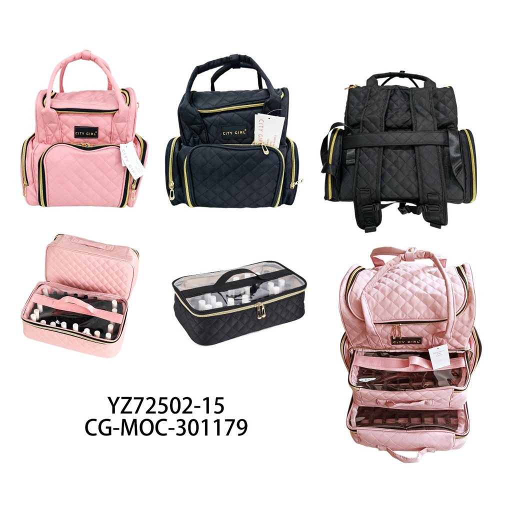 [PG-YZ72502-15] MOCHILA GRANDE PARA MANICURA CITY GIRL
