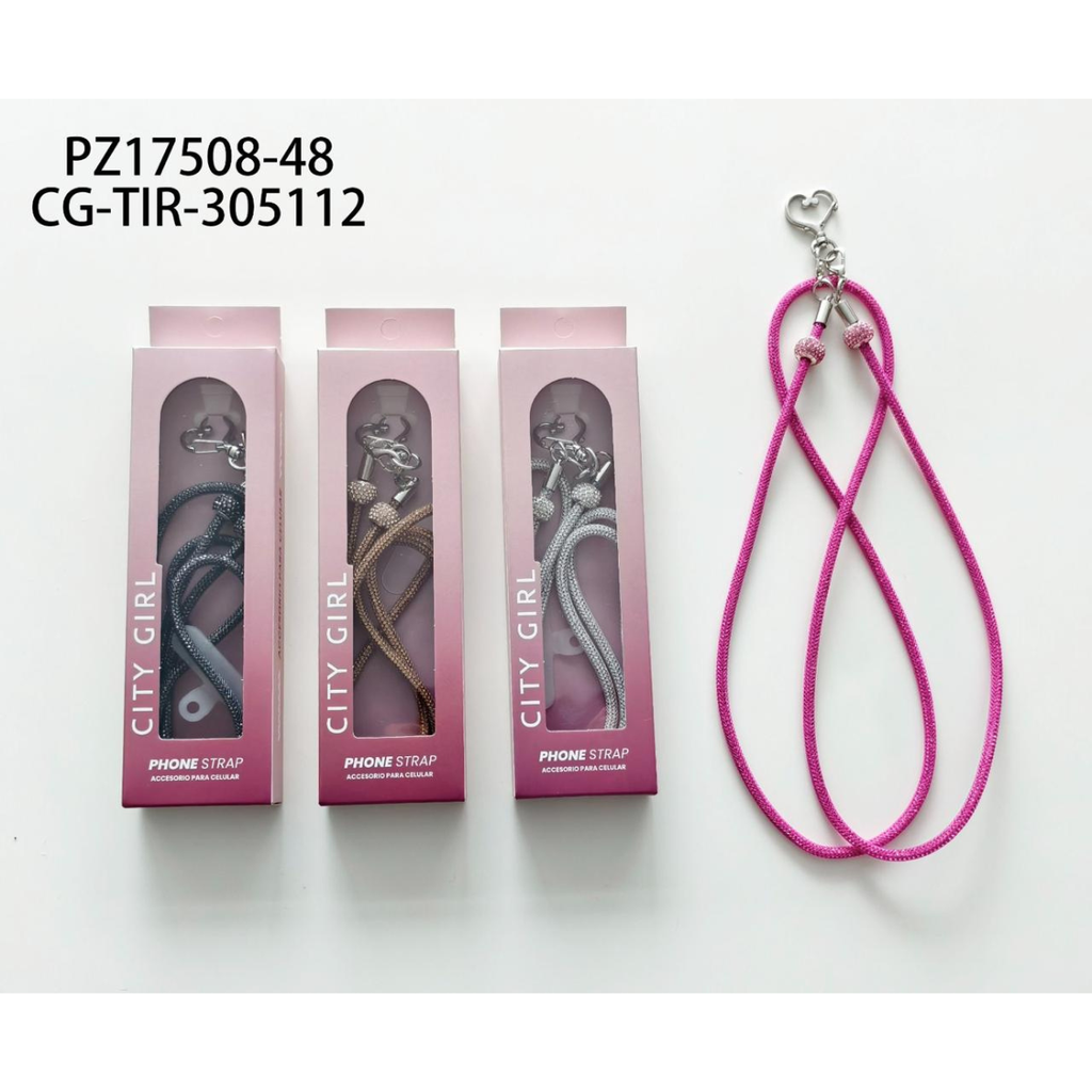 [PG-PZ17508-48] CORREA PARA CELULAR CITY GIRL