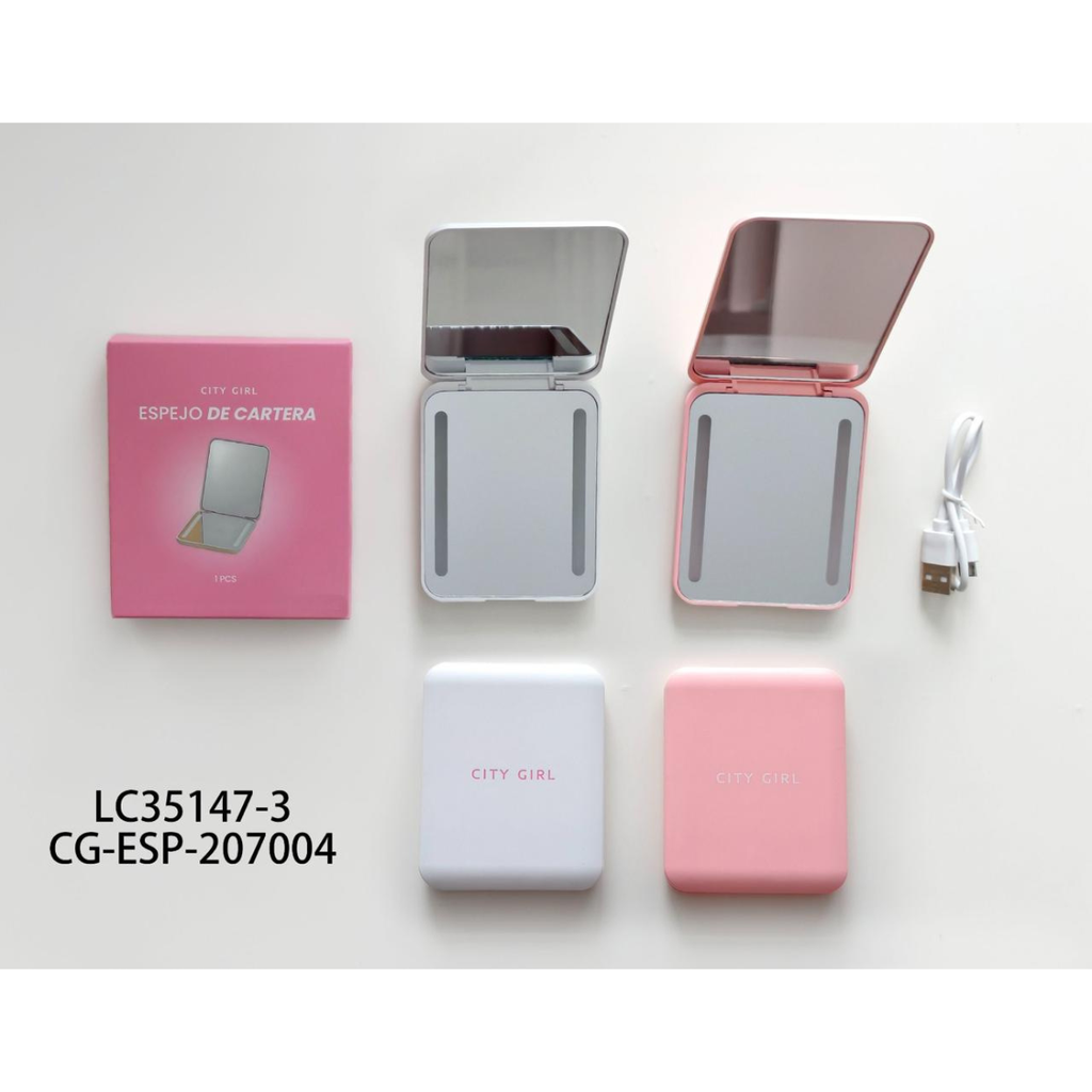 [PG-LC35147-3] ESPEJO DE CARTERA CITY GIRL