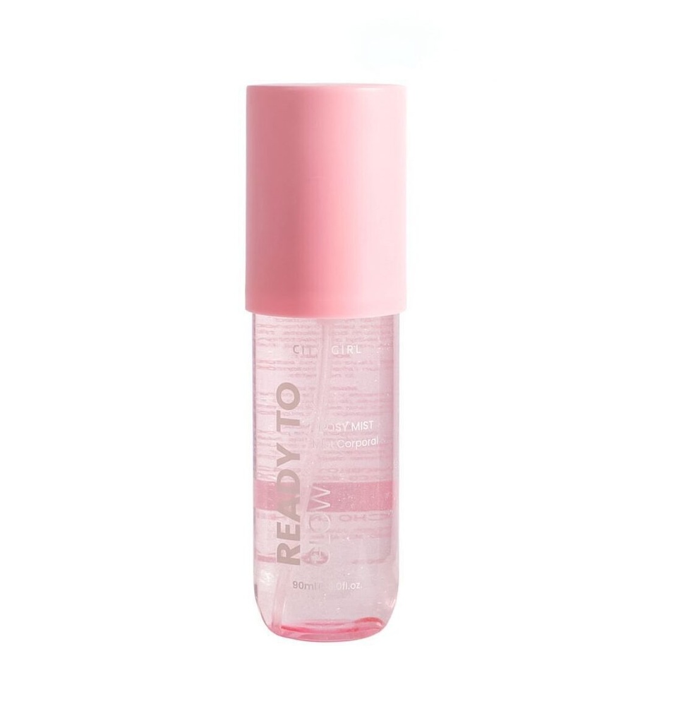 [PG-YT202428] MIST CORPORAL CON GLITTER ROSY  CITY GIRL – 90ML