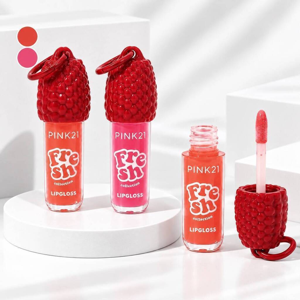 [PL-CS7106] Lip gloss de color FRESH PINK 21