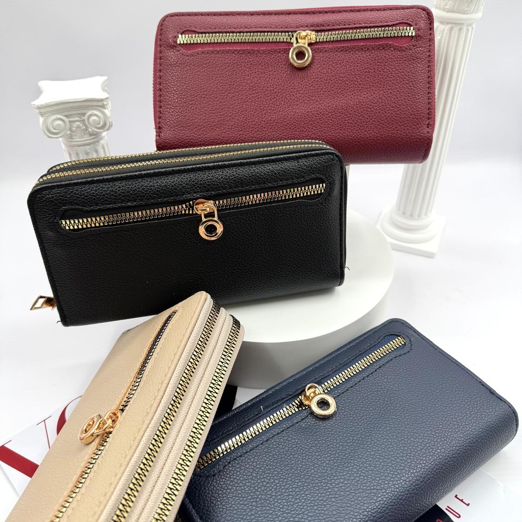 [PY-C-3243] BILLETERA RECTANGULAR 2 CIERRES X1U.