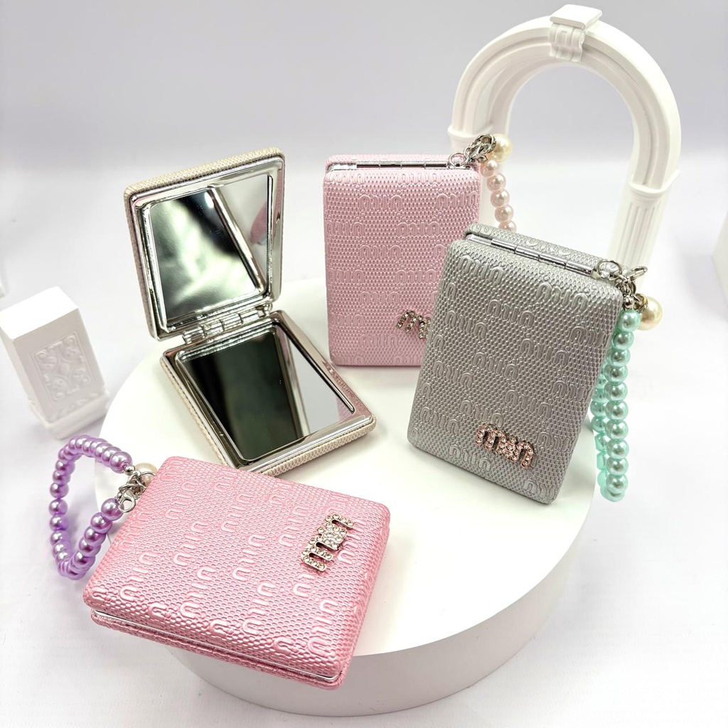 [PY-C-3211] ESPEJO DOBLE DE CARTERA LLAVERO X1U. 12P.