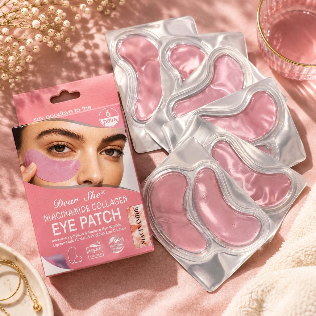 PARCHE PARA OJERAS HIDRATANTE X6PCS. DEAR SHE.