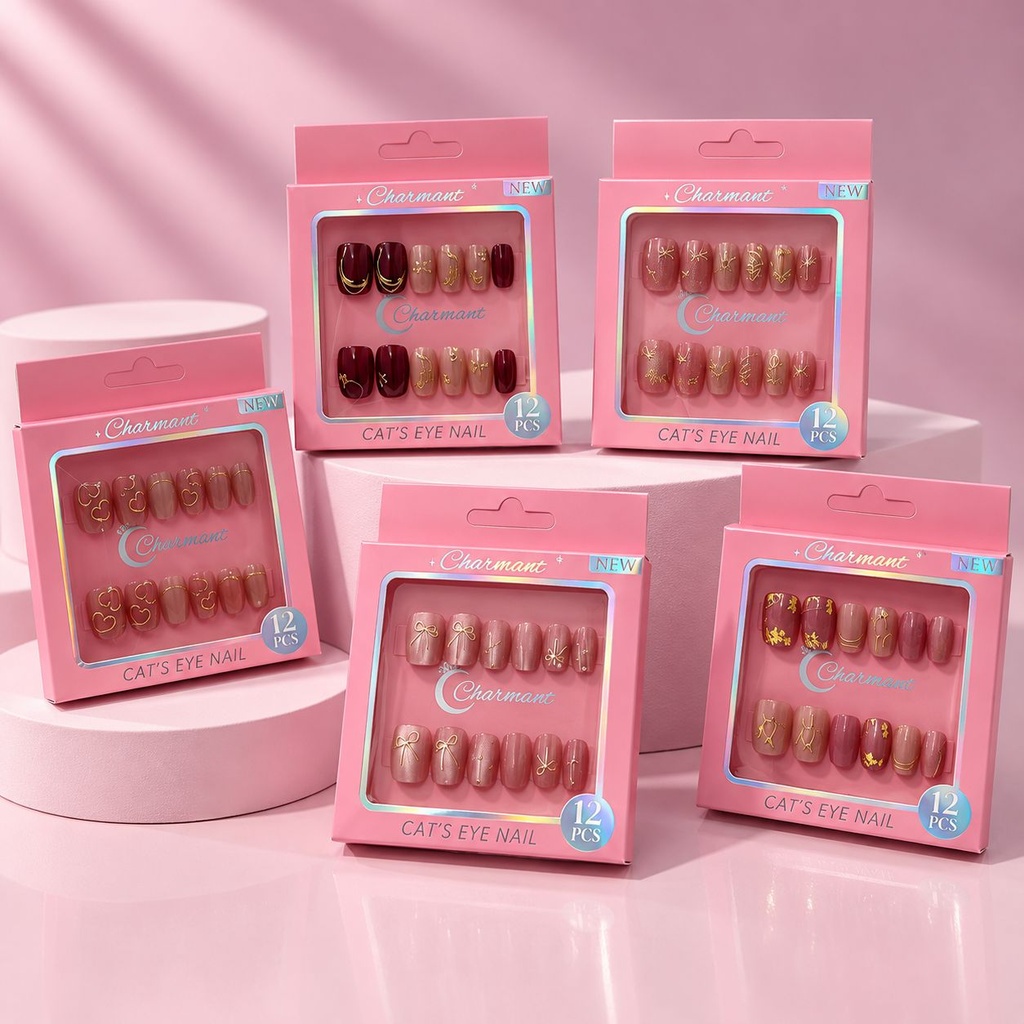 [PY-GG102] UÑAS PRESS ON CHARMANT X1U.